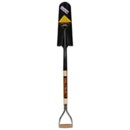 Perfectpatio Spade Drain Shovl, 30 in L Wood Handle, Closed Back PE2475275